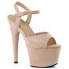 Pleaser - ADORE709FS Sandale à bride à la cheville, Pole dance chaussures - Chaussures de pole dance - Crème Product image